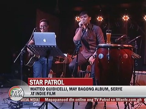 Matteo Guidicelli, may bagong album, serye at indie film