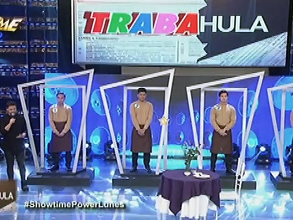 Sino sa TrabaHula contestants sa tingin mo ang totoong waiter sa kilos nila?