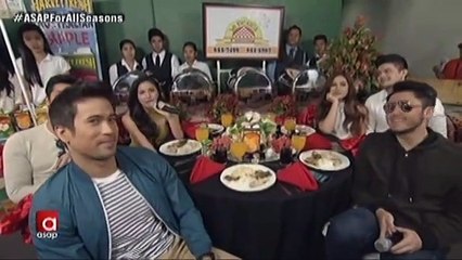 Kim and Maja in a singing showdown