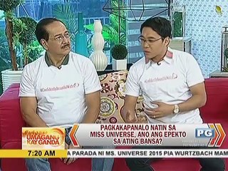 Epekto sa mga Pinoy ng pagkapanalo ni Miss Universe 2015 Pia Wurtzbach