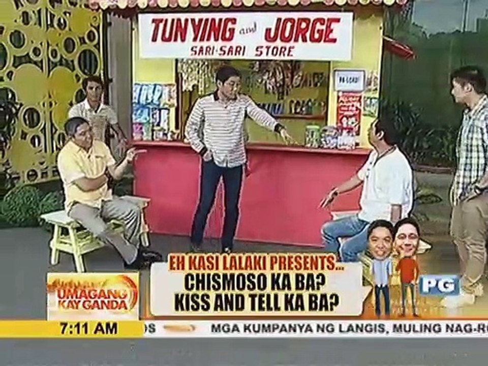 Eh Kasi Lalaki presents: Chismoso ka ba? Kiss and tell ka ba?