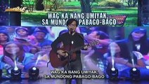 Ebe Dancel sings Huwag Ka Nang Umiyak in Singing Mo To