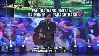Ebe Dancel sings Huwag Ka Nang Umiyak in Singing Mo To