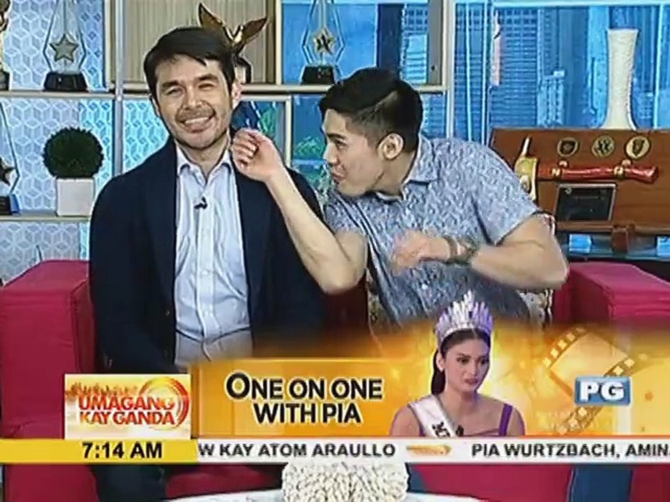 One-on-one interview ni Atom Araullo kay Pia Wurtzbach