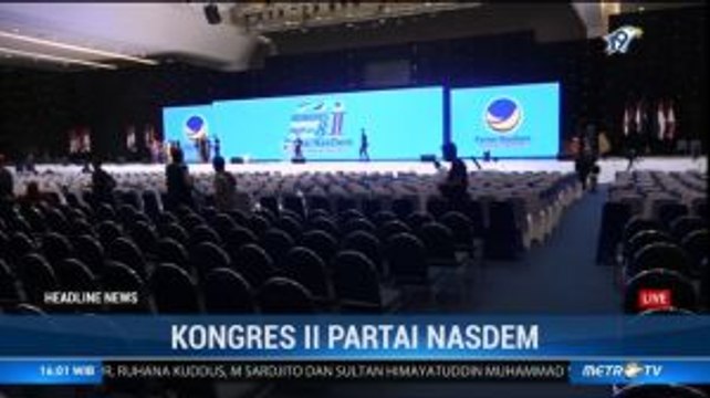 Kongres II Partai NasDem Bakal Dihadiri 7 Ribu Peserta