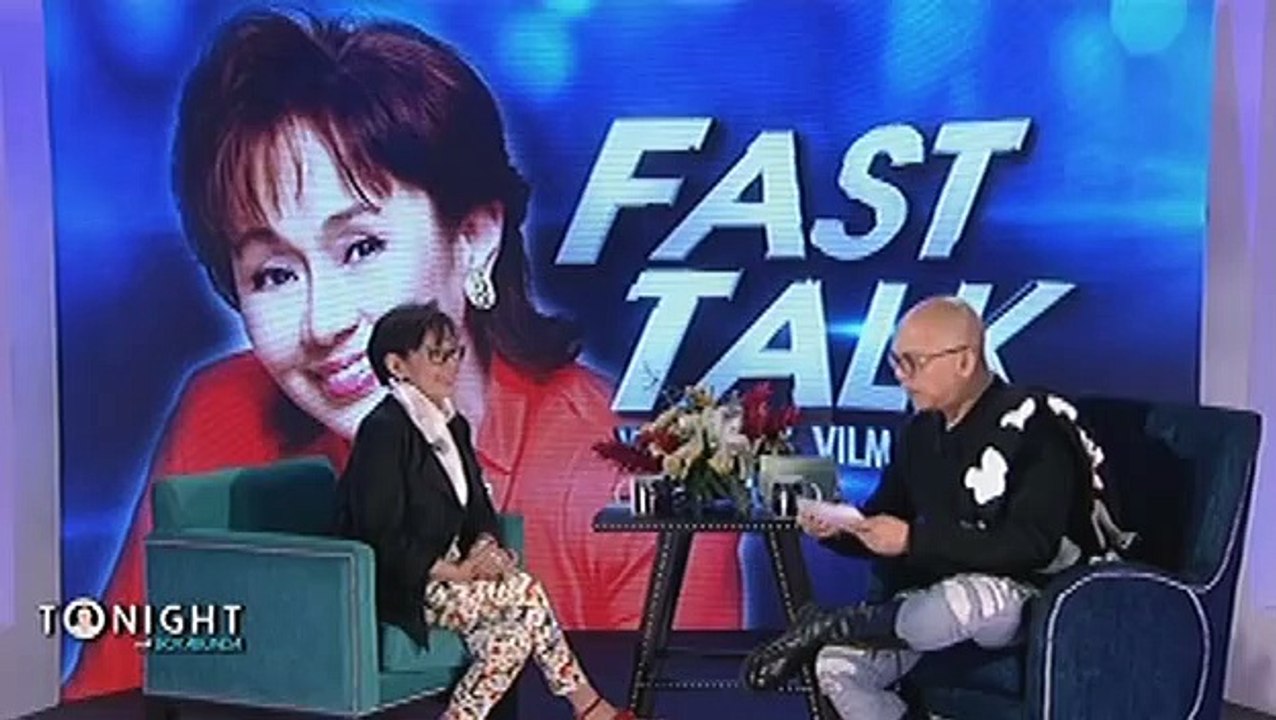 Fast Talk with Vilma Santos: Ate Vi answers Tito Boy's favorite question ""Lights on or lights off?""