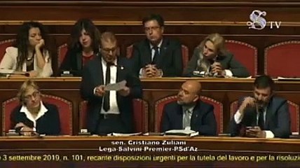 Zuliani - Questo governo aumenta solo le tasse (08.11.19)