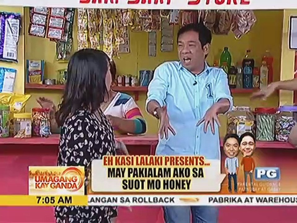 Eh kasi lalaki presents, ""May pakialam ako sa suot mo honey""