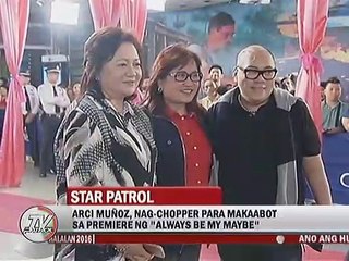 Arci Mu?z, nag-chopper para makaabot sa premiere ng ""Always Be My Maybe""