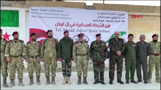 Tel abyad ve resulayn'a askeri mahkeme ile polis şubesi