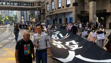 홍콩 사망 대학생 추모 행사 곳곳서 열려 / YTN