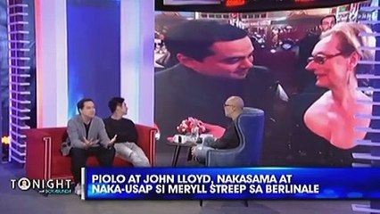 What did John Lloyd Cruz and Meryl Streep talk about at the Berlinale