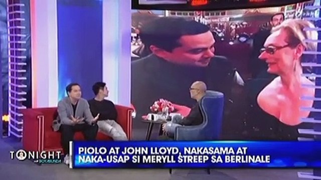What did John Lloyd Cruz and Meryl Streep talk about at the Berlinale
