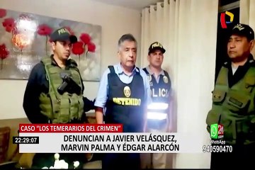 Formalizan denuncia constitucional contra Velásquez Quesquén, Palma y excontralor Alarcón