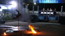 Pilipinas Got Talent Season 5 Auditions: Gerome Siguan - Fire Pole Dancer