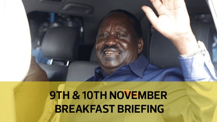 Raila's winning strategy| Kibra's 2022 ripple effect | House rivalry: Your Breakfast Briefing