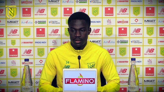 Elie Youan avant FC Nantes - AS Saint-Étienne