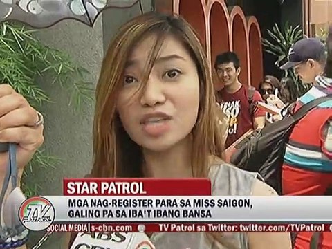 Mga nag-register para sa Miss Saigon galing pa sa iba't ibang bansa