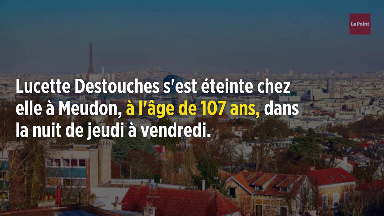 Lucette Destouches, la veuve de Louis-Ferdinand Céline, est morte