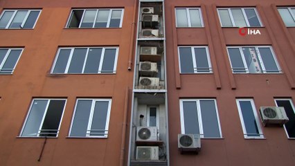 Kuşlar klima motorlarına yuva yaptı, iş merkezinin bakım onarım çalışmaları durduruldu