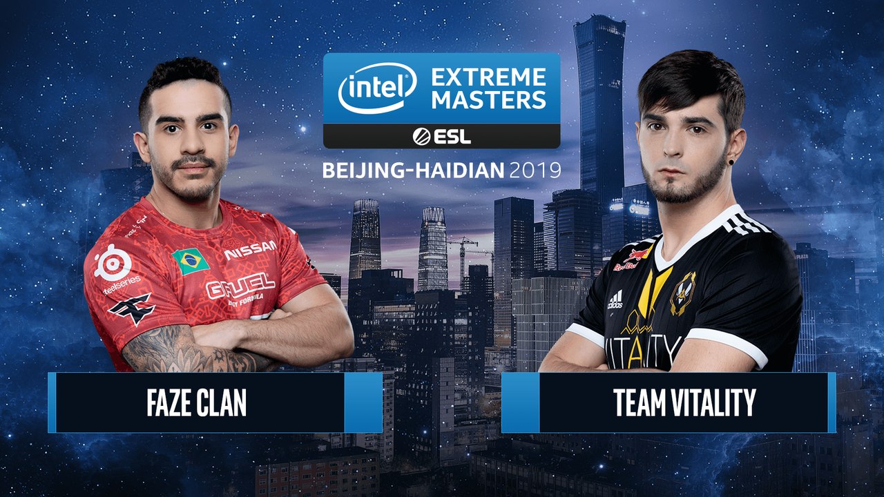 CSGO - Team Vitality vs. FaZe Clan [Overpass] Map 2 - Group B - IEM Beijing-Haidian 2019