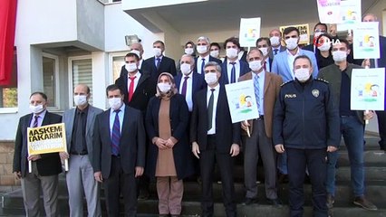 Maske takarak farkındalık oluşturdular