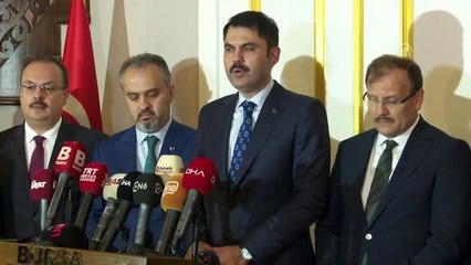 Bakan Kurum: "Ulu Cami'mizin silüetini bozan yapılara ilişkin bir kamulaştırma süreci başlatacağız"