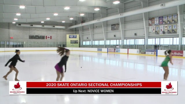2020 Skate Ontario Sectionals - Novice Women -Free Program (Skaters 1 - 15)