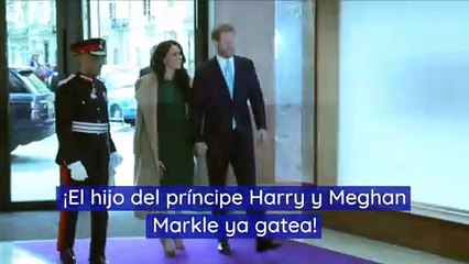 ¡El hijo del príncipe Harry y Meghan Markle ya gatea!
