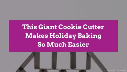 This Giant Cookie Cutter Makes Holiday Baking So Much Easier