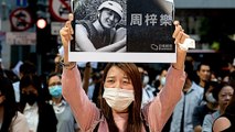 Hong Kong student who fell during weekend protests dies