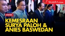 Kemesraan Surya Paloh dan Anies Baswedan di Kongres Nasdem