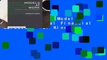 Full Version  Models at Work (Global Financial Markets)  For Kindle