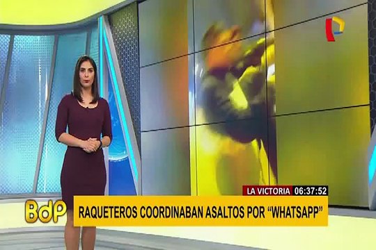 La Victoria: detienen banda de raqueteros que coordinaba robos por grupo de WhatsApp