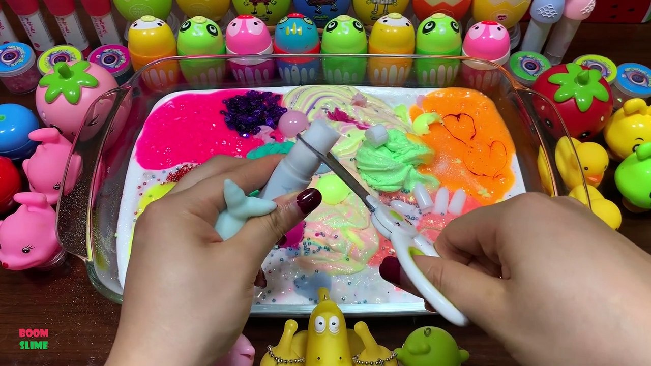 Festival of Colors !! Mixing Random Things Into Homemade Slime !! Satisfying Slime Smoothie #748