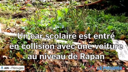 Accident de bus à Pérouges