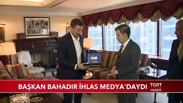 Başkan Bahadır İhlas Medya'daydı