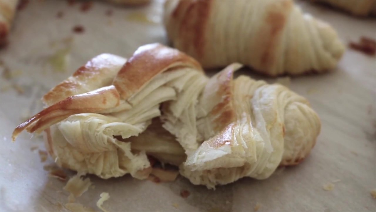 Homemade croissants