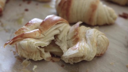 Homemade croissants