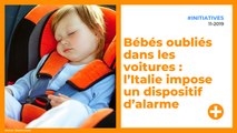 Bébés oubliés dans les voitures : l'Italie impose un dispositif d'alarme