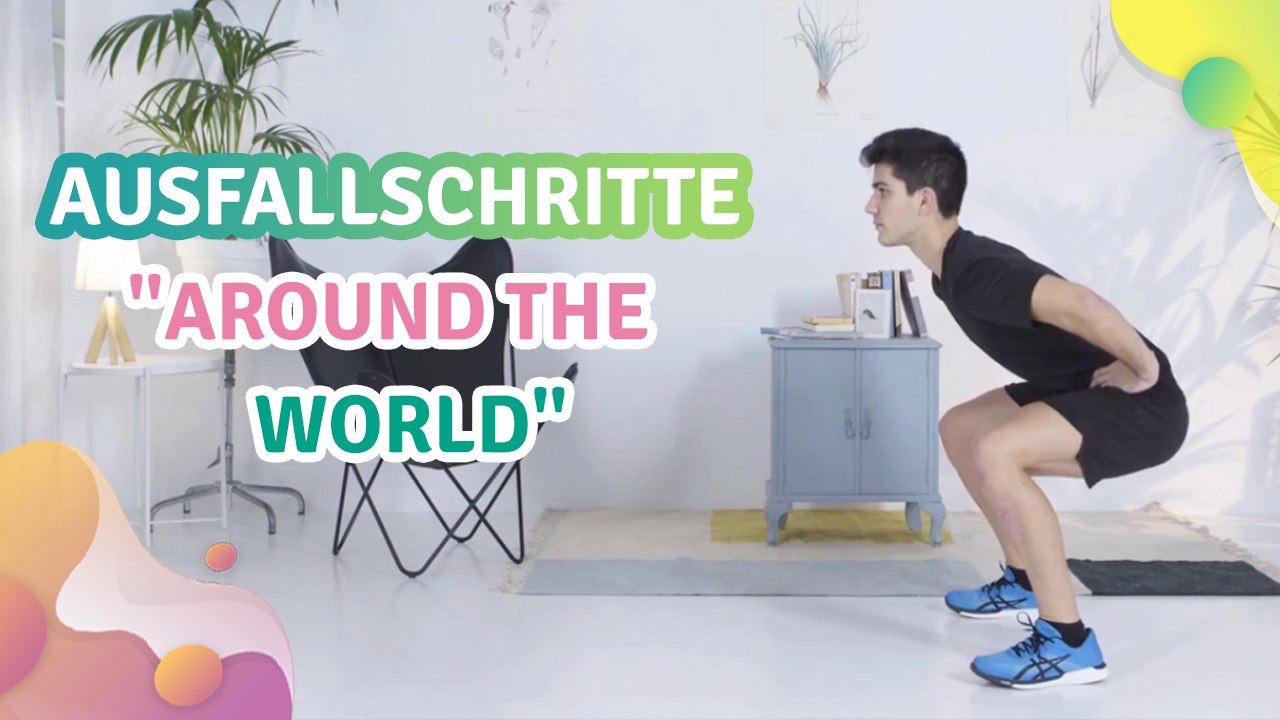 Ausfallschritte 'Around the world' - Besser gesund Leben