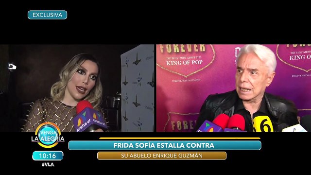 ¡Frida Sofía CONTRA Enrique Guzman! ¡Jamás cantará con él! |Venga La Alegría