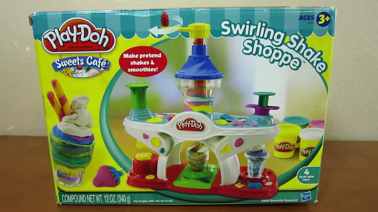 PlayDoh Swirling Shake Shoppe Sweet Cafe Playset video Dailymotion