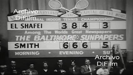 Classic Match: Stan Smith vs. Ismail El Shafei at the 1969 National Indoor Tennis Championship 🎾