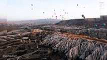 Montgolfières par centaines dans le ciel en Turquie !