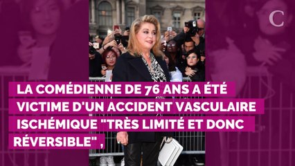 Catherine Deneuve victime d'un accident vasculaire : l'actrice "se repose" et "réagit bien au traitement"