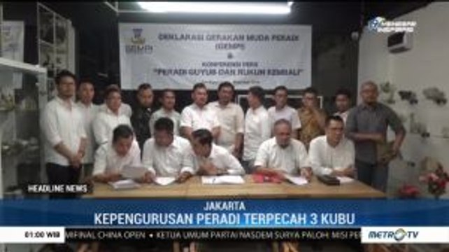Jelang Munas, Gempi Berharap Peradi Kembali Bersatu