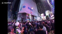 Hong Kong protestors hold vigil for dead comrade and police are responsible