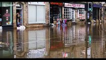 Businesses flooded by the River Derwent in Matlock, Derbyshire Freya King‘s new shop damaged by water