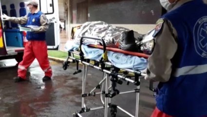 Motociclista é encaminhado à UPA após sofrer queda de moto